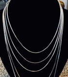 Sterling Silver 8 Sided Cut Chains