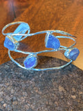 Neon Apatite Bracelet set in Sterling Silver available in other stone options