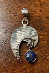 Sapphire Cab Stone Pendant also available in other stones