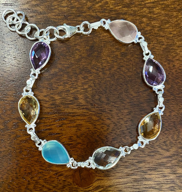 Multi Stone Bracelet also available in other stones