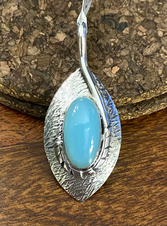 Chalcedony Pendant also available in other stones