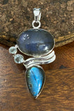 Seraphinite Pendant set in Sterling Silver available in other stones