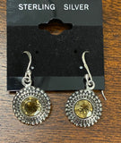 Citrine Earring set in Sterling Silver available in 4 more stones