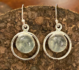 Labradorite Earrings set in Sterling Silver also available in more stones