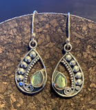 Peridot Earrings set in Sterling Silver also available in other stones