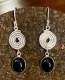 Chalcedony Earrings set in Sterling Silver also available in other stones.
