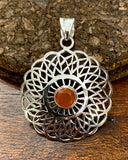 Citrine Pendant set in Sterling Silver also available in other stones