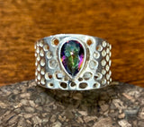 Mystic Topaz Ring set in Sterling Silver available in other stones