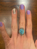 Turquoise Ring set in Sterling Silver