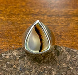 Agate Ring set in Sterling Silver